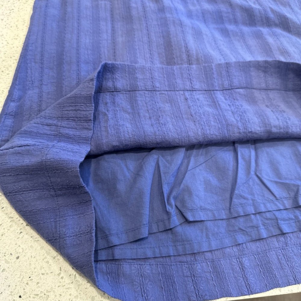 NEW Marine Layer XS Cassia Dress - Marlin One Shoulder Lined Blue 100% Cotton - Picture 9 of 13